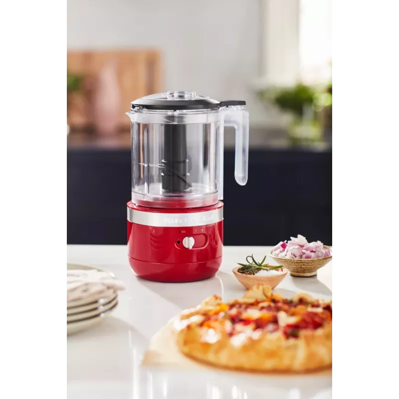 Elektrinis smulkintuvas KitchenAid 5KFCB519EER 1,19 L 24 W permatomas raudonas