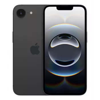 APPLE iPhone 16E - Juoda - 256GB - iOS 18 (MD1T4ZD/A)
