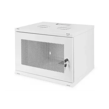 DIGITUS 7U sieninis spintos korpusas SOHO nesurinktas 370x540x400 mm perforuotos priekinės durelės pilka