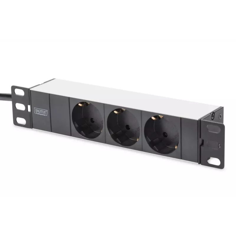 DIGITUS 10 colių tinklo rinkinys - 6U spintele, lentyna, PDU, 8 prievadų jungiklis, CAT6 skydelis