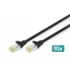 DIGITUS DN-10-SET-2-B 10 inch tinklo rinkinys su 9U spintele, lentyna, PDU, 8 prievadų jungikliu, CAT6 pataisų skydeliu