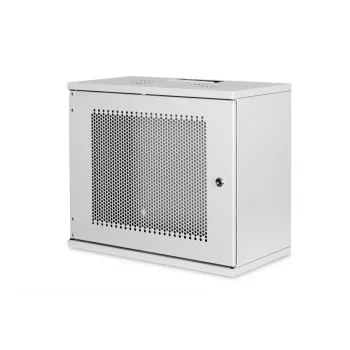 DIGITUS 9U sieninis montavimo spintos korpusas - SOHO nesurinktas 460x540x400 mm perforuotos priekinės durelės pilka