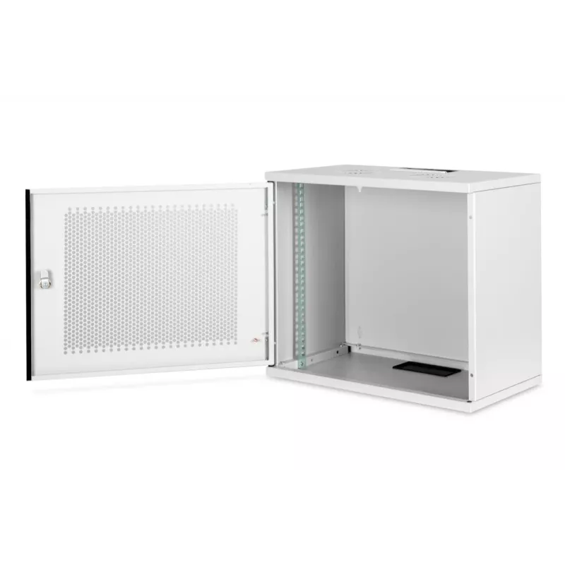 DIGITUS 9U sieninis montavimo spintos korpusas - SOHO nesurinktas 460x540x400 mm perforuotos priekinės durelės pilka