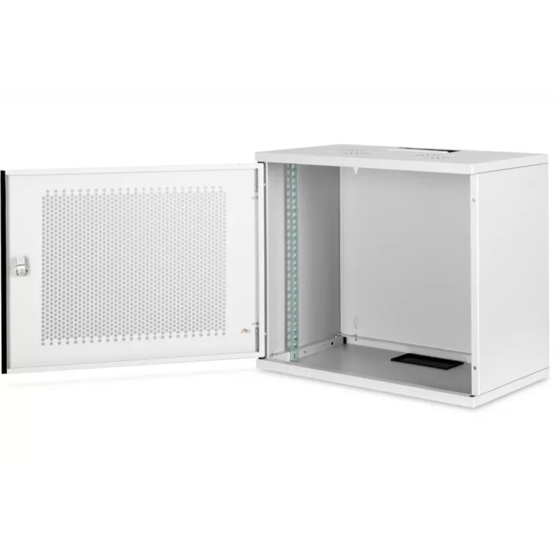 DIGITUS 9U sieninis montavimo spintos korpusas - SOHO nesurinktas 460x540x400 mm perforuotos priekinės durelės pilka