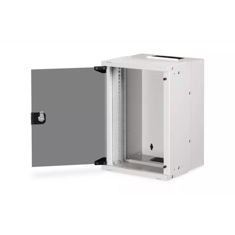 DIGITUS 10IN 9U sieninis montavimo kabinetas - SOHO PRO 460 x 315 x 300mm pilka