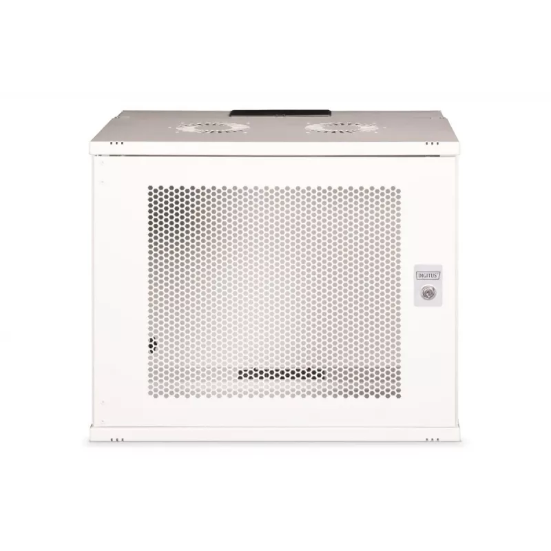 DIGITUS 19 colių 9U sieninis montavimo spintos korpusas SOHO Pro perforuotomis durimis 460 x 540 x 400 mm neišmontuotas gr