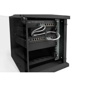 DIGITUS 10IN 6U sieninis montavimo kabinetas - SOHO PRO 325 x 315 x 300 mm juodas