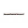 DIGITUS skydo plokštė, CAT6A ekranuota, 1U, 24 prievadai, 8P8C, juoda RAL 9005, 483