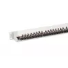 DIGITUS skydo plokštė, CAT6A ekranuota, 1U, 24 prievadai, 8P8C, juoda RAL 9005, 483