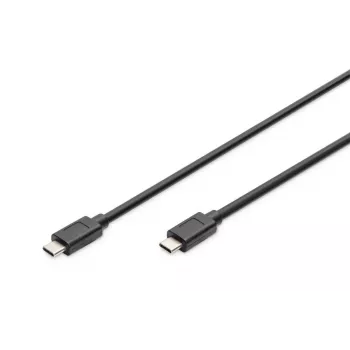 DIGITUS USB Type-C jungiamasis laidas, tipas C į C, M/M, 1 m, Gen2, juodas (AK-300139-010-S)
