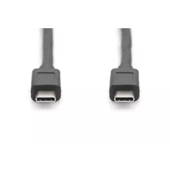 DIGITUS USB Type-C jungiamasis laidas, tipas C į C, M/M, 1 m, Gen2, juodas (AK-300139-010-S)