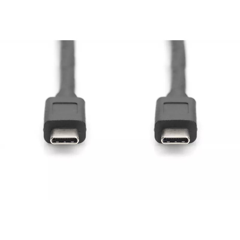 DIGITUS USB Type-C jungiamasis laidas, tipas C į C, M/M, 1 m, Gen2, juodas (AK-300139-010-S)