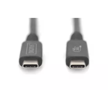 DIGITUS USB 4.0 jungiamasis kabelis Type-C į Type-C, maks. raiška 8K 30Hz, PD3.0, 40Gbit/s, 1m