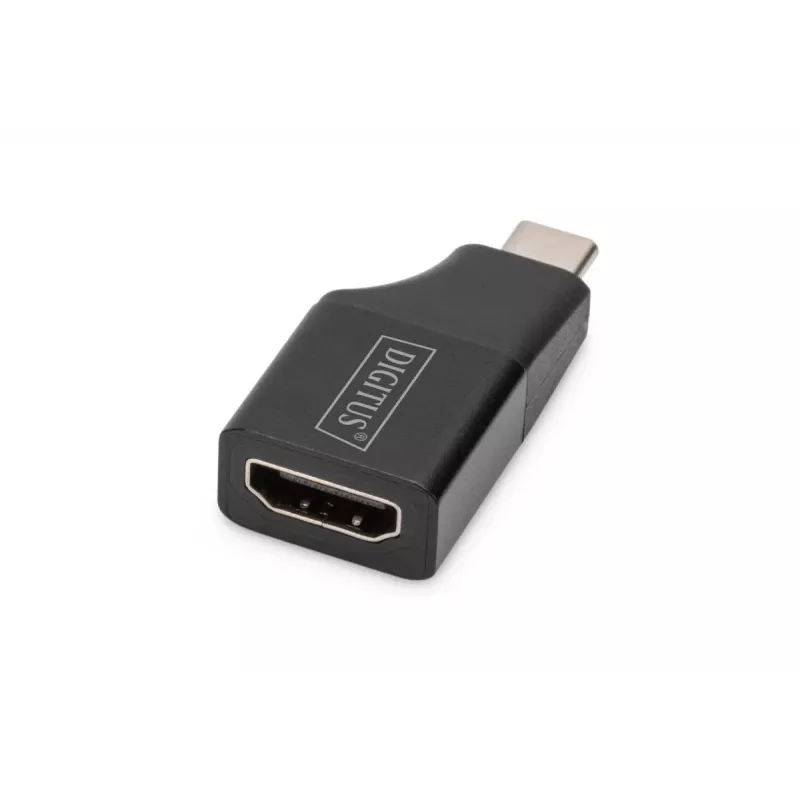 Digitus 4K USB adapteris USB-C į HDMI-A juodas aliuminis