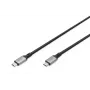 DIGITUS USB 4 jungiamasis laidas. TypeC į TypeC. AL korpusas PP pynė 8K 60Hz. PD3.0. 40Gbit/s. 1m. juoda