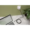 DIGITUS USB 4 jungiamasis laidas, Type-C į Type-C, AL korpusas, PP pintas, 4K@60Hz, PD3.0, 20Gbit/s, 3m, juodas