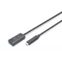 DIGITUS aktyvus USB-C ilginimo kabelis - 10G USB 3.2 Gen2 USB-C - USB-A (M/F) - 5m