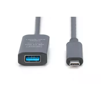 DIGITUS aktyvus USB-C ilginimo kabelis - 10G USB 3.2 Gen2 USB-C - USB-A (M/F) - 5m