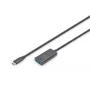 DIGITUS aktyvus USB-C prailginimo kabelis - 5G USB 3.2 Gen1 USB-C - USB-A (M/F) - 5m