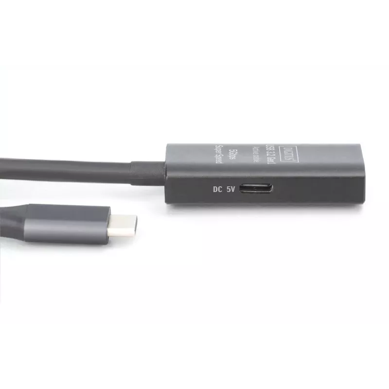 DIGITUS aktyvus USB-C prailginimo kabelis - 5G USB 3.2 Gen1 USB-C - USB-A (M/F) - 5m