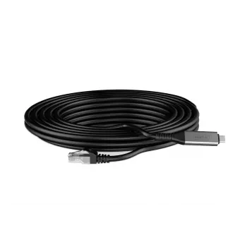 DIGITUS USB-C 3.2 Gen1 – RJ45 eterneto kabelis CAT6a S/FTP Juodas – 3m