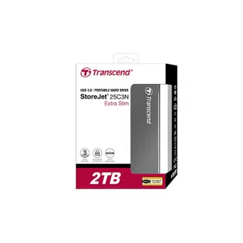 Išorinis kietasis diskas TRANSCEND StoreJet 25C3 2TB pilka