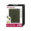 TRANSCEND StoreJet 25M3 2TB SATA 2,5 inch USB 3.0 kietasis diskas, karinė žalia