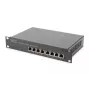 DIGITUS 8 prievadų Gigabit PoE jungiklis 10 col. 8x10/100/1000Mbps RJ45 PoE 96W