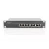 DIGITUS 8 prievadų Gigabit PoE jungiklis 10 col. 8x10/100/1000Mbps RJ45 PoE 96W