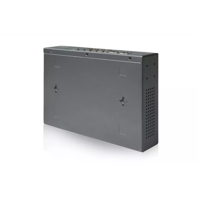 DIGITUS Fast Ethernet PoE af/at 8 prievadų jungiklis + 2 uplinkai 120W PoE galios biudžetas, montuojamas į stelažą