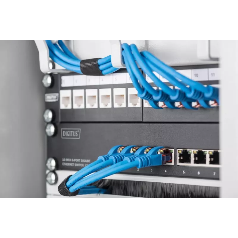 DIGITUS L2 valdomas Gigabit Ethernet 8 prievadų 10 colių jungiklis