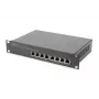 DIGITUS L2 valdomas Gigabit Ethernet PoE jungiklis 8 prievadų PoE, 10 col. 80 W PoE biudžetas