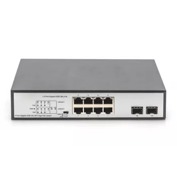 Nevaldomas jungiklis Digitus DN-95140 8 prievadų Gigabit PoE