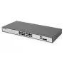 DIGITUS Fast Ethernet PoE jungiklis 16 prievadų PoE + 2 Combo, 250W PoE biudžetas