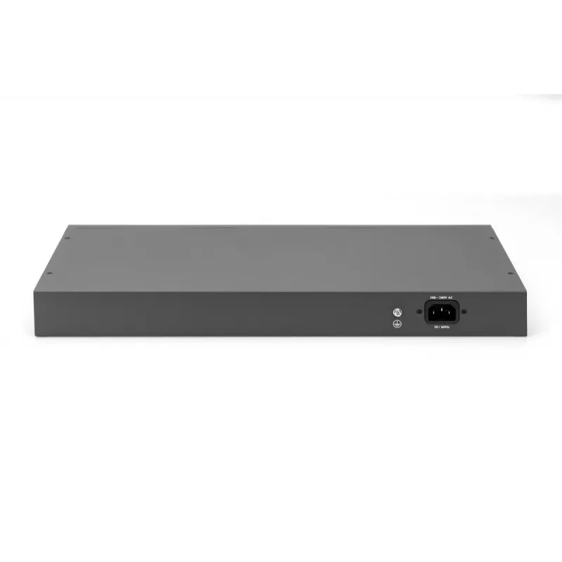 DIGITUS Fast Ethernet PoE jungiklis 16 prievadų PoE + 2 Combo, 250W PoE biudžetas
