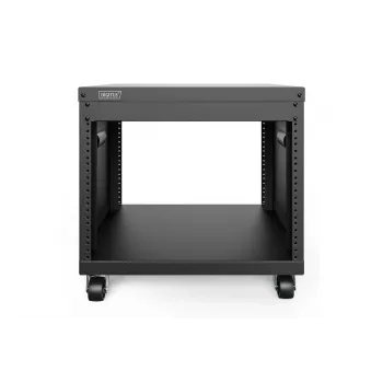 DIGITUS 8U AVS stovas 420x507x460mm srieginės montavimo skylės ratukai juodas