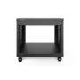 DIGITUS 8U AVS stovas 420x507x460mm srieginės montavimo skylės ratukai juodas