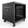 DIGITUS 8U AVS stovas 420x507x460mm srieginės montavimo skylės ratukai juodas