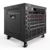 DIGITUS 8U AVS stovas 420x507x460mm srieginės montavimo skylės ratukai juodas