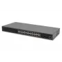DIGITUS Gigabit Ethernet valdomas 24 prievadų PoE jungiklis su 2 SFP lizdais