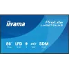 Skaitmeninės signalizacijos ekranas iiyama 86 colių 4K UHD LCD Android 24/7