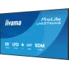 iiyama LH6575UHS-B2AG Skelbimų ekranas 163,8 cm (64,5 colio) LCD su Wi-Fi 500 cd/m² 4K Ultra HD juodas su integruotu procesoriumi Android 11 24/7