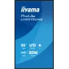 iiyama LH5575UHS-B2AG Skaitmeninės reklamos ekranas 138,7 cm (54,6 colio) LCD Wi-Fi 500 cd/m² 4K Ultra HD Juodas Įmontuotas procesorius Android 11 24/7