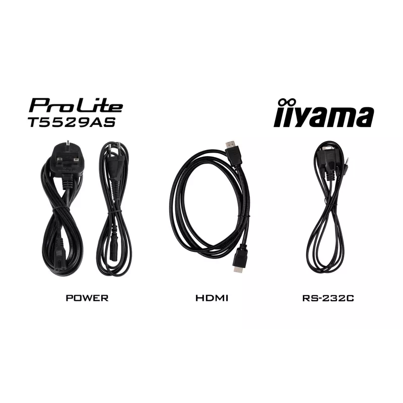 iiyama ProLite T5529AS-B1AG 55 colių liečiamas ekranas su Android OS, 4K Ultra HD, 450 cd/m², Wi-Fi