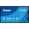 IIYAMA T6529AS-B1AG Reklaminis ekranas su kiosko dizainu 163,8 cm (64,5 col.) LED Wi-Fi 420 cd/m² 4K Ultra HD Juodas Liečiamasis ekranas Integruotas procesorius Android 24/7