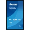 IIYAMA T6529AS-B1AG Reklaminis ekranas su kiosko dizainu 163,8 cm (64,5 col.) LED Wi-Fi 420 cd/m² 4K Ultra HD Juodas Liečiamasis ekranas Integruotas procesorius Android 24/7