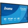 IIYAMA T6529AS-B1AG Reklaminis ekranas su kiosko dizainu 163,8 cm (64,5 col.) LED Wi-Fi 420 cd/m² 4K Ultra HD Juodas Liečiamasis ekranas Integruotas procesorius Android 24/7