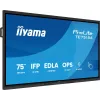 Interaktyvus skydelis iiyama TE7515A-B1AG 74,5 col. jutiklinis 4K Ultra HD
