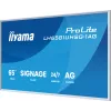 IIYAMA LH6581UHSG-1AG reklaminis ekranas 163,8 cm (64,5 colio) belaidis ryšys 500 cd/m² 4K Ultra HD baltas su integruotu procesoriumi Android 24/7