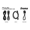 IIYAMA LH6581UHSG-1AG reklaminis ekranas 163,8 cm (64,5 colio) belaidis ryšys 500 cd/m² 4K Ultra HD baltas su integruotu procesoriumi Android 24/7